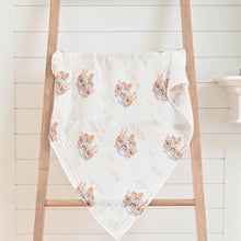 Load image into Gallery viewer, Noah&#39;s Ark Baby Swaddle Blanket
