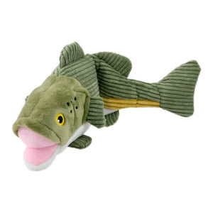 No-Battery Animated Bass Dog Toy