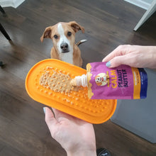 Load image into Gallery viewer, Poochie Butter Lick Pad with 4 oz Calm Peanut Butter

