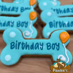 Birthday Boy Bone Cookie