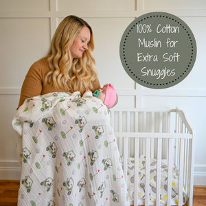Golf A Round Baby Swaddle Blanket