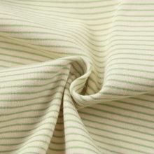 Load image into Gallery viewer, Meadow Mist Stripe Kimono Pajamas &amp; Hat
