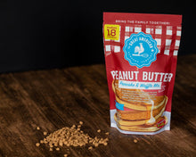 Load image into Gallery viewer, Peanut Butter Gourmet Pancake &amp; Waffle Mix
