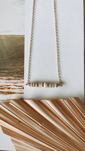 Baja Bar Gold Necklace