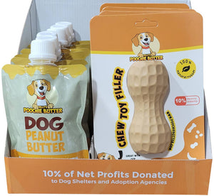 Dog Squeeze Peanut Butter & Toy Filler