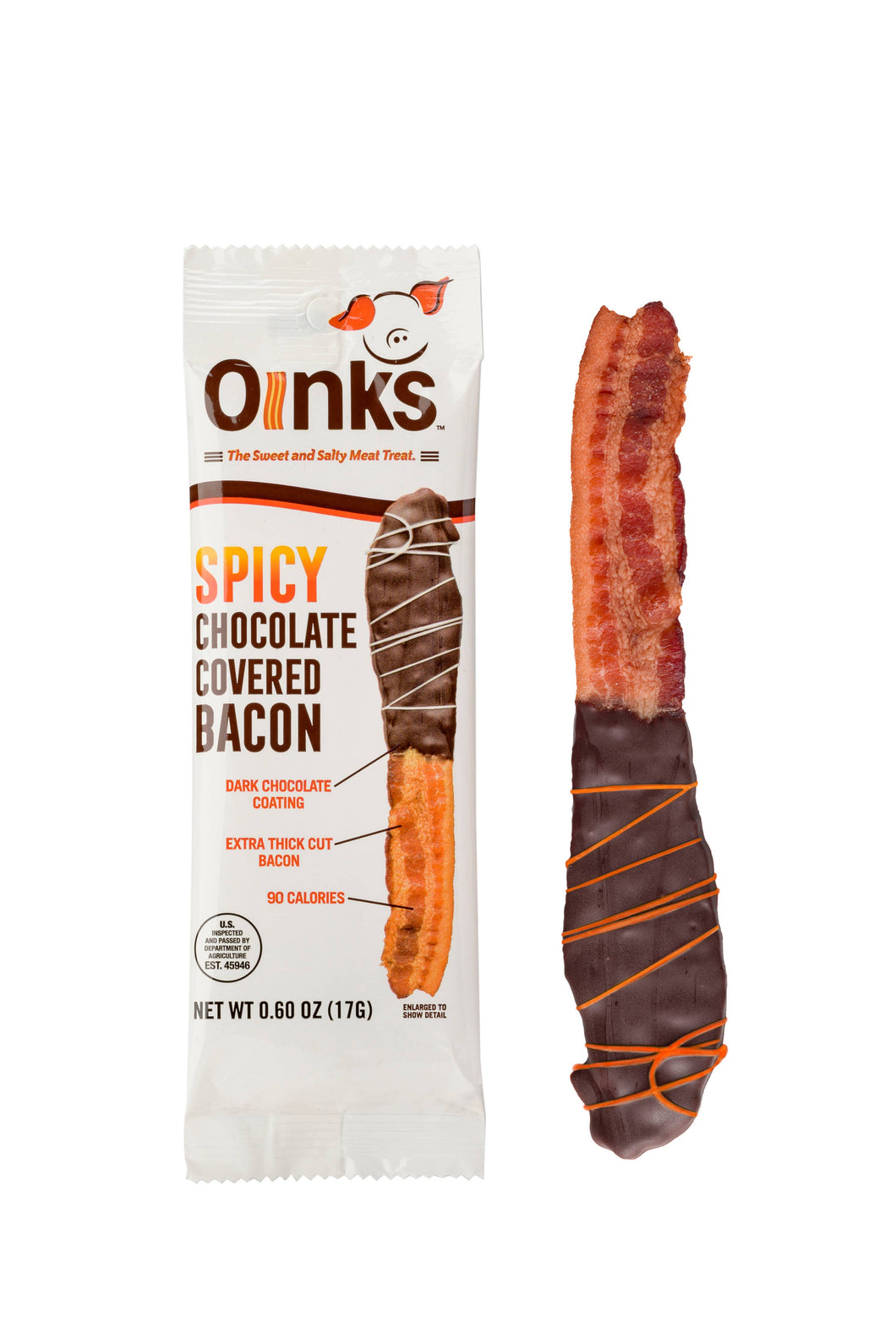 Spicy Chocolate Covered Bacon