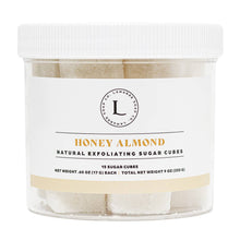 Load image into Gallery viewer, Honey Almond Natural Exfoliating Sugar Cubes
