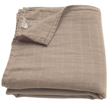 Load image into Gallery viewer, Muslin Swaddle Blanket (Taupe)
