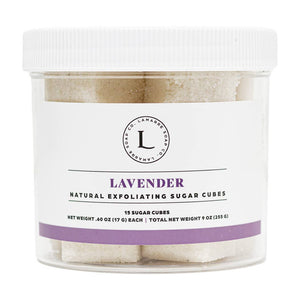 Lavender Natural Exfoliating Sugar Cubes
