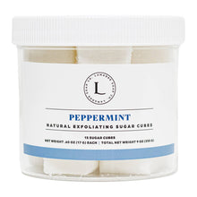 Load image into Gallery viewer, Peppermint Natural Exfoliating Sugar Cubes
