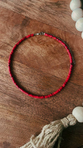 Red Coral Choker