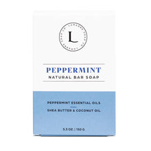 Load image into Gallery viewer, Peppermint Natural Bar Soap
