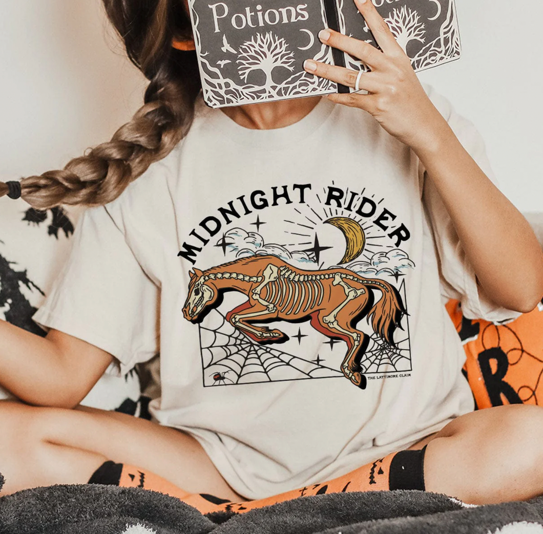Midnight Rider Halloween Graphic Tee