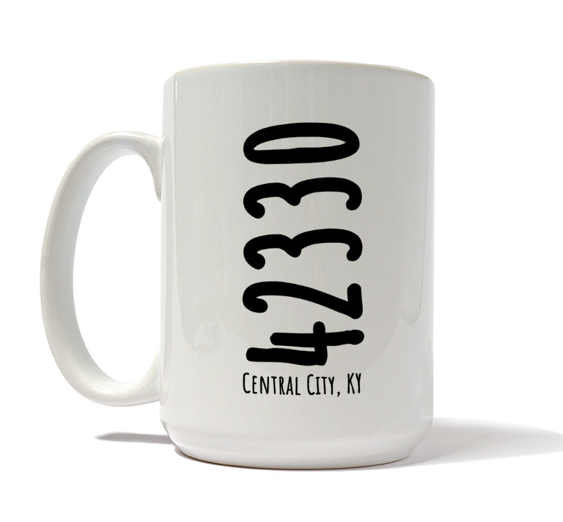 Central City, Ky Zip Code Mug