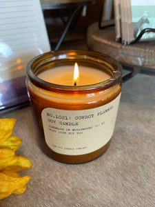 Cowboy Flannel No.1021 Soy Candle