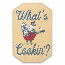 Load image into Gallery viewer, What’s Cookin’ Hen Wood Wall Decor
