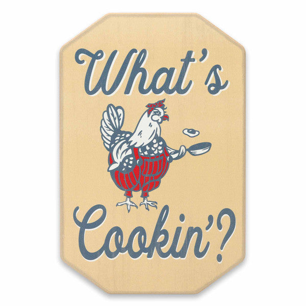 What’s Cookin’ Hen Wood Wall Decor