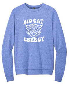 Big Cat Energy Tri-Fleece Crewneck
