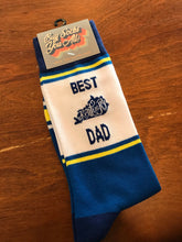 Load image into Gallery viewer, Best Kentucky Dad Blue &amp; White Socks - Men&#39;s
