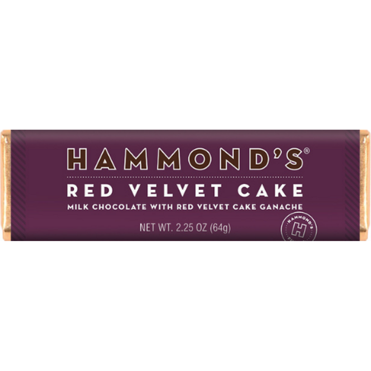 Red Velvet Cake Milk Chocolate Candy Bar B 2.25oz