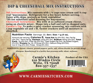 Texas Wildfire Dip & Cheeseball Mix